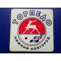 Магнит - Логотип Хоккейный Клуб - "Торпедо" Нижний Новгород - Размер Магнита - 10/10 см.