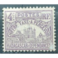 Мадагаскар 1908г. Французские колонии