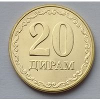 Таджикистан 20 дирам 2023 г.