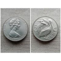 Британские Виргинские острова 50 центов 1974 / Птицы / Пеликан /FA
