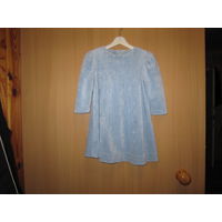 Платье велюровое на девочку 1.5-2 года (хлопок)