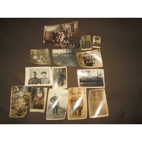 Фотографии из альбома военных в мирное время 50-е года.14 шт.С рубля.