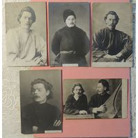 Почтовые карточки "Писатели", до 1917 г.