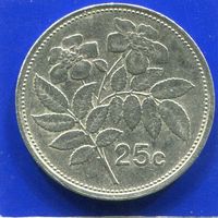 Мальта 25 центов 1991