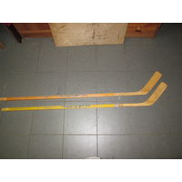 Клюшка хоккейная деревянная 2 шт.Главспортпром 1988 г