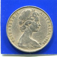 Австралия 20 центов 1966