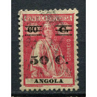 Португальские колонии - Ангола - 1931/1932 - Надпечатка нового номинала 50C на 60C - [Mi.229] - 1 марка. Гашеная.  (Лот 102AV)