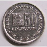 Венесуэла 50 боливаров 2000 г