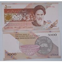Иран 5000 риалов 2018 год UNC