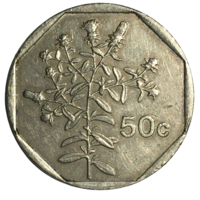 Мальта 50 центов, 1992