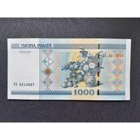 1000 рублей 2000 года. Беларусь. Серия ЭА. UNC