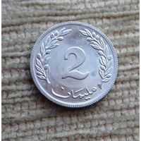 Werty71 Тунис 2 миллима 1960