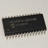 PIC16F876-20I/SO, Микроконтроллер 8-Бит, PIC, 20МГц, PIC 16F876