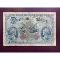Германия 5 марок 1914