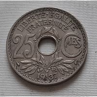 25 сантимов 1937 г. Франция