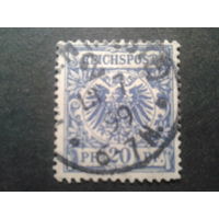 Германия 1889 стандарт 20 пф.
