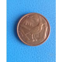 Каймановы острова Кайманы 1 цент 2005 год королева Елизавета