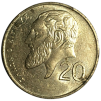 Кипр 20 центов, 2001