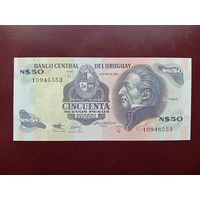 Уругвай 50 новых песо 1989 UNC