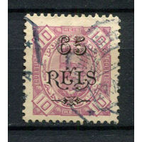 Португальские колонии - Ангола - 1902 - Надпечатка 65 REIS на 10R - [Mi.56] - 1 марка. Гашеная.  (Лот 76AN)