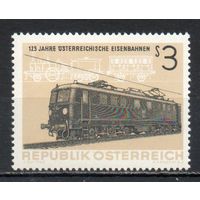 125 лет австрийским железным дорогам Австрия 1962 год серия из 1 марки
