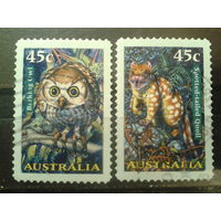 Австралия 1997 Ночные охотники, самоклейки Полная серия