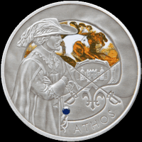 Монеты Беларуси - 20 рублей 2009 г. / АТОС / (тираж. 5 тыс.шт ) СЕРЕБРО - ПРУФ.