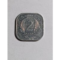 Карибы 2 цента 2000 года
