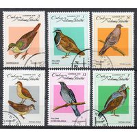 Фауна Птицы Куба 1979 год серия из 6 марок