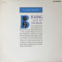 B.B. King – Live At The Regal, LP 1980