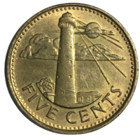 Барбадос 5 центов, 2012