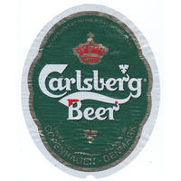 Этикетка пиво Carlsberg Дания Е145