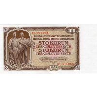 Чехословакия, 100 крон, 1953 г., UNC