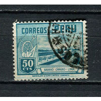 Перу - 1938 - Архитектура 50С - [Mi.392] - 1 марка. Гашеная.  (Лот 62BZ)