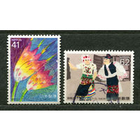Искусство. Конкурс дизайна почтовой марки. Япония. 1991. Серия 2 марки