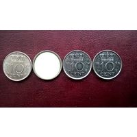 Нидерланды 10 центов, 1978,1979г,