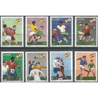 Заир Конго Демократическое Футбол Чемпионат мира Испания-82 FIFA ФИФА   серия MNH