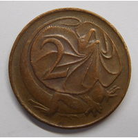 Австралия 2 цента 1966 г