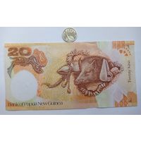 Werty71 Папуа Новая Гвинея 20 кина 2008 UNC банкнота
