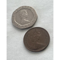 Великобритания 2 монеты