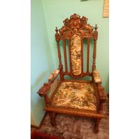 Кресло - трон 1870_1900 гг .
