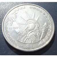 Виргинские острова. 1 доллар 2002
