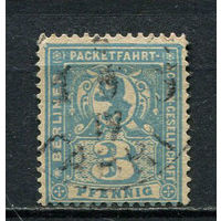 Германия - Берлин (B.) - Местные марки - 1894/1895 - Герб 3Pf - [Mi.56] - 1 марка. Гашеная.  (Лот 69Db)