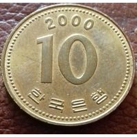 Южная Корея 10 вон 2000