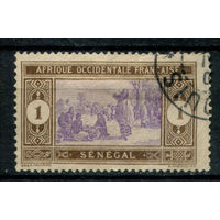 Французский Судан - 1914/17г. - рынок, 1 с - 1 марка - гашёная. Без МЦ!