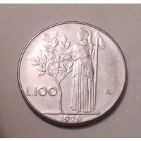 100 лир, Италия 1979 г., AU