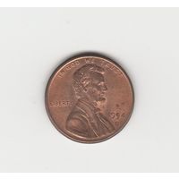 1 цент США 1994 D Лот 8649