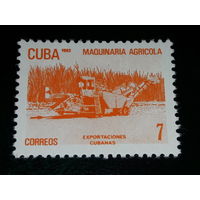 Куба 1982 Стандарт. Кубинский экспорт. Чистая марка