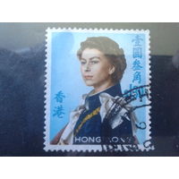Гонконг 1962 колония Англии Королева Елизавета 2 1 доллар 30 центов