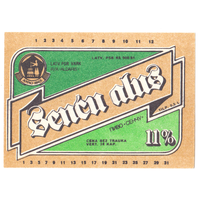 Этикетка пива Сенчу Латвия П338